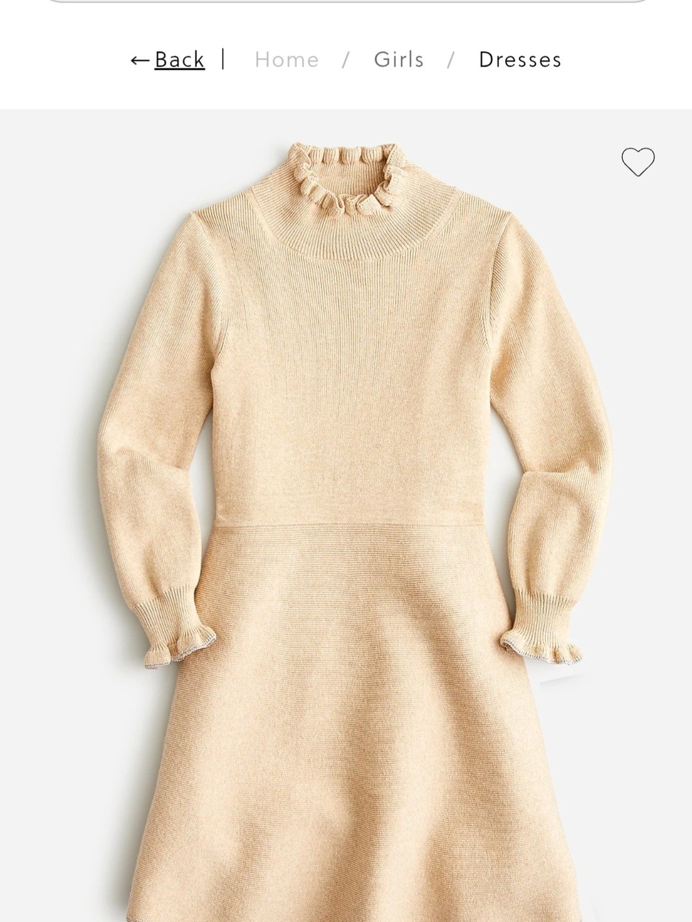 CREWCUTS Girls' mockneck sweater-dress